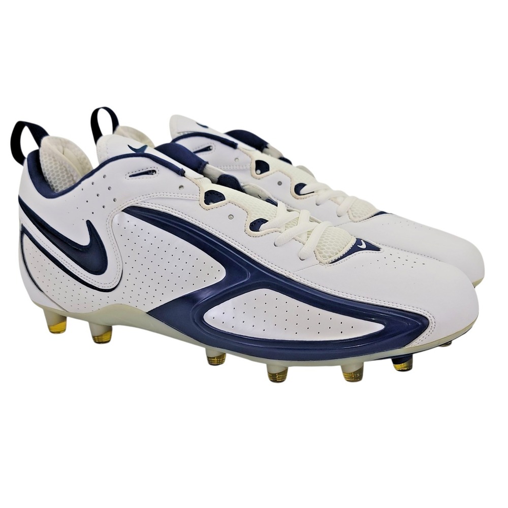 Nike Blade II‎ TD Low Men's Blue/White Football Cleats Size 14 NOS W/Box